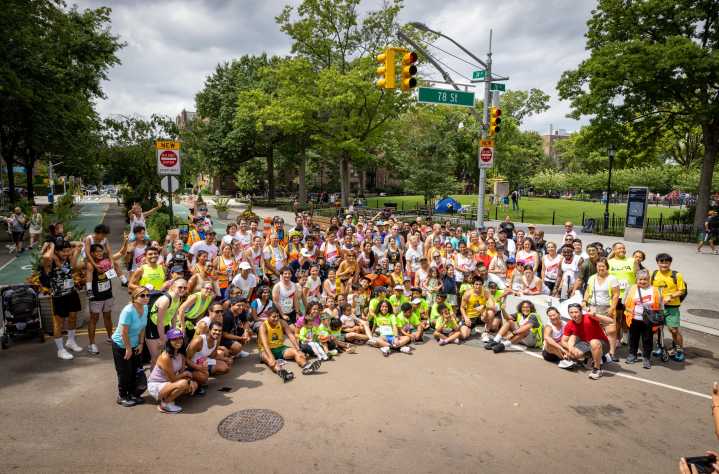Jackson Heights Mile sprints to the start line Aug. 30