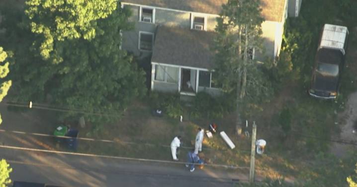 Man and woman dead in shooting at Raynham home, 2 children unharmed