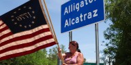 Florida must stop expanding ‘Alligator Alcatraz’ immigration center, judge says
