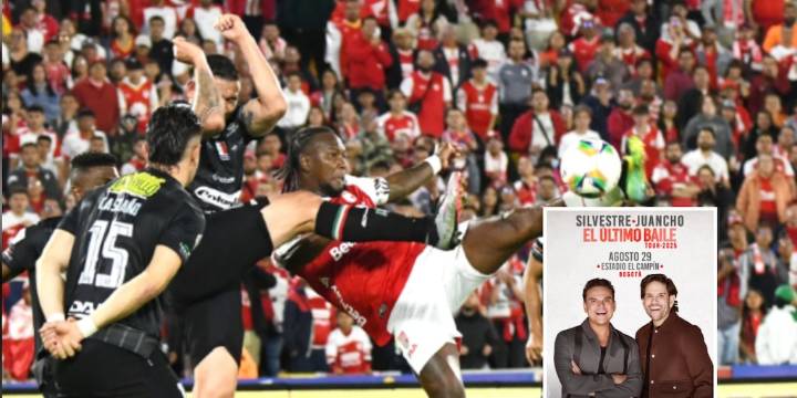 Independiente Santa Fe vs. Once Caldas sería aplazado por concierto de Silvestre Dangond en El Campin