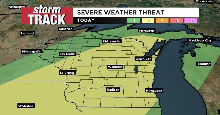 Chances for strong storms today