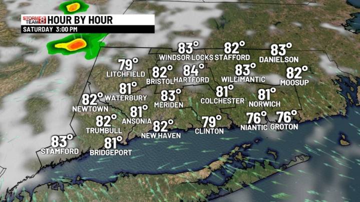 A mainly dry and warm weekend ahead