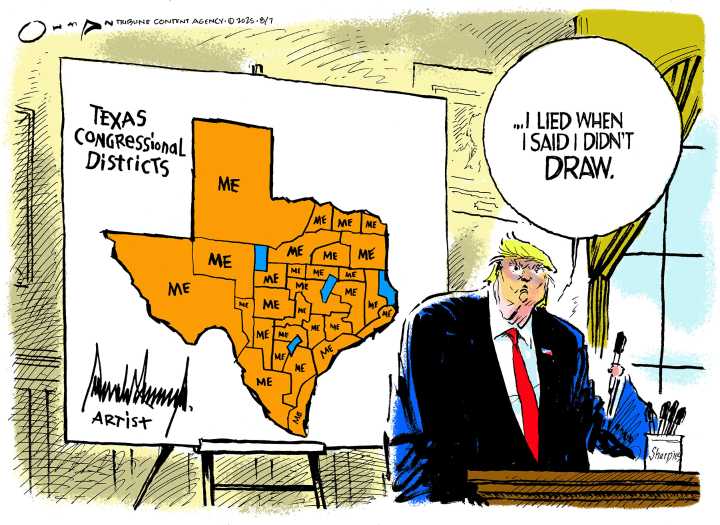 5 hastily redrawn cartoons about redistricting