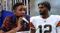 Monica McNutt mistakes Barry Sanders' jersey for Shedeur Sanders' on ESPN
