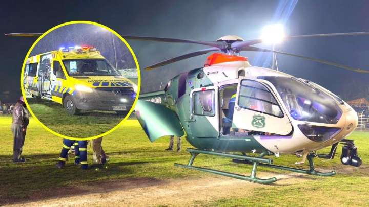 Niña de dos años en estado grave tras ser atropellada accidentalmente por su padre en Buin: Fue trasladada vía aérea a Las Condes