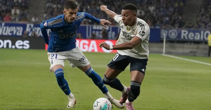 Mbappé y Vinicius dan triunfo al Real Madrid en Oviedo