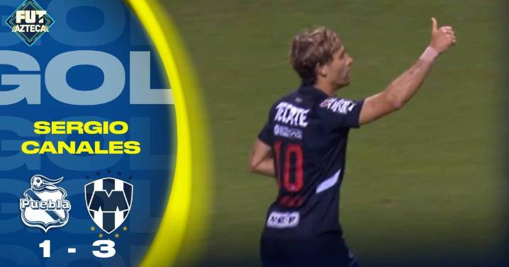 Gol de Sergio Canales : Puebla 1-3 Moneterrey | Jornada 7 