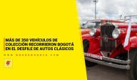 Más de 350 vehículos de colección recorrieron Bogotá en el desfile de autos clásicos