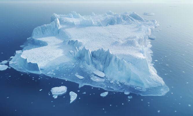 El iceberg más grande del mundo se  fragmenta y preocupa a los científicos