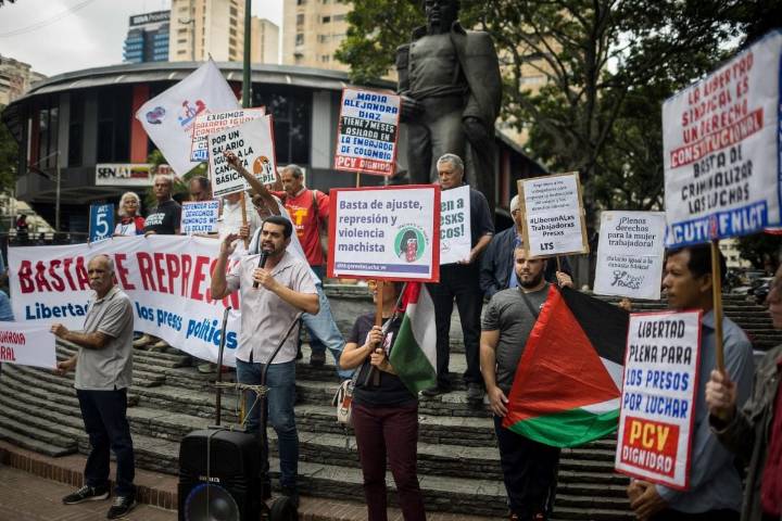 Sindicalistas denuncian «represión inaudita» en Venezuela