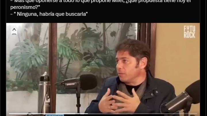 Kicillof cuestionó a Milei y al gobierno por difundir Fake news