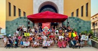 Pistas, pruebas y premios: cientos de jóvenes de Huétor Tájar participan en una gran gymkhana urbana