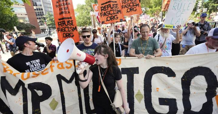 Photos of ‘Free D.C.’ protest against Trump’s federal takeover of Washington police