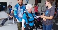 Virginia Beach woman celebrates 80th birthday by skydiving for the fifth time