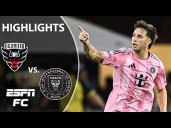 Goles, video y resumen: Inter Miami empató 1-1 ante DC United por la MLS 2025