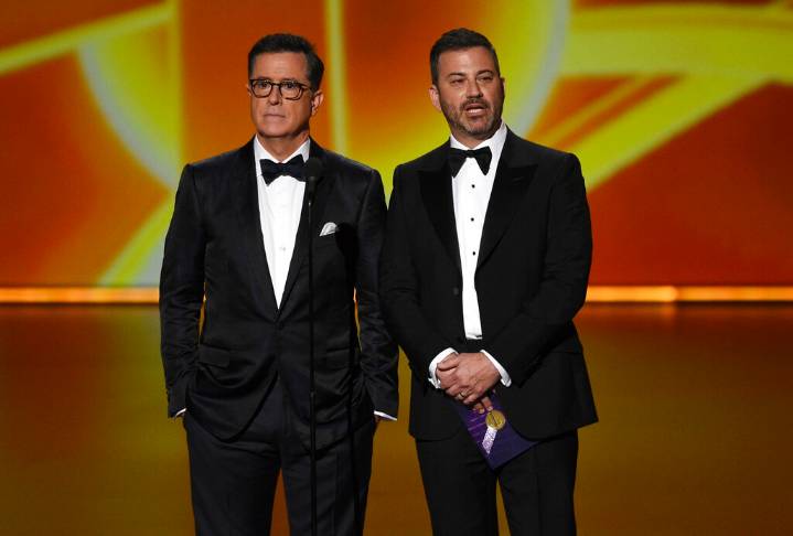 Kimmel Slams ‘Nonsensical’ Reports That Colbert Was Losing $40M a Year