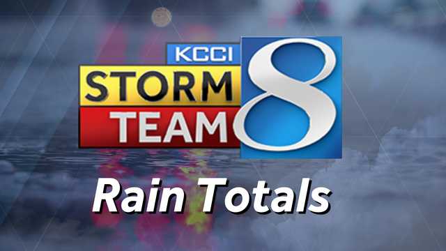 Iowa rainfall totals: How much fell from overnight storms