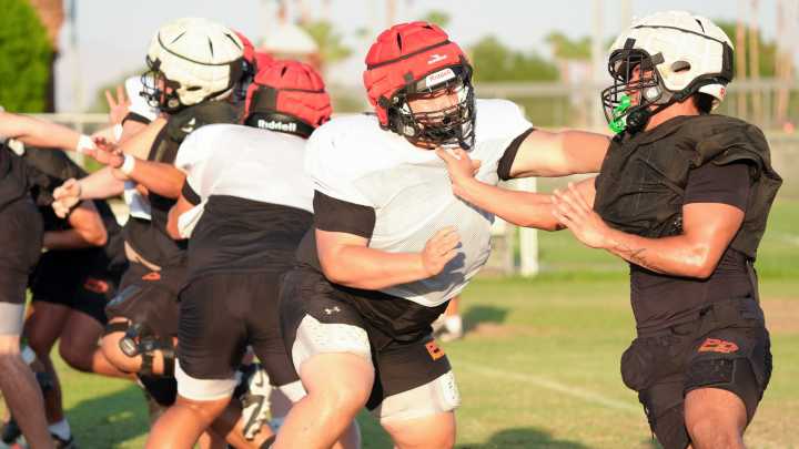 Photos: Palm Desert Aztecs football team prepare for 2025 season