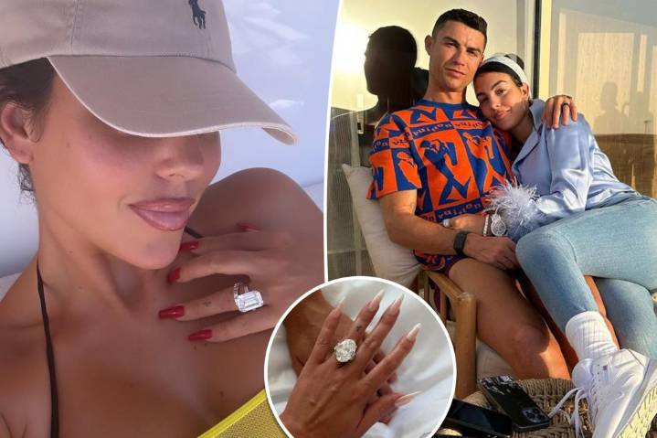 All the details of Georgina Rodriguez's engagement ring from Cristiano Ronaldo