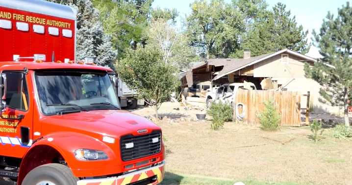 Dump truck crashes into home just off Highway 287 near Loveland