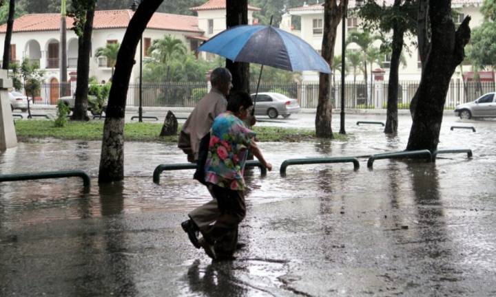 Inameh prevé lluvias en gran parte del país