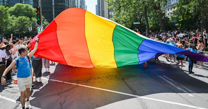 PHOTOS: Rainbow flags and politics on display at Montreal pride parade