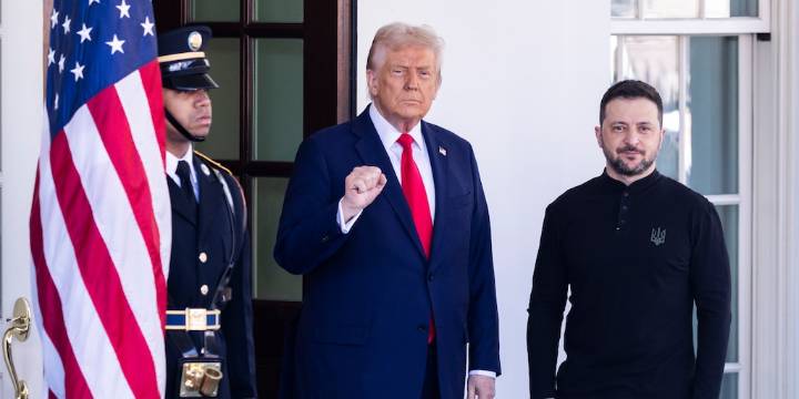 Trump recibe a Zelensky en Washington para una reunión clave que busca definir el futuro de la invasión rusa a Ucrania