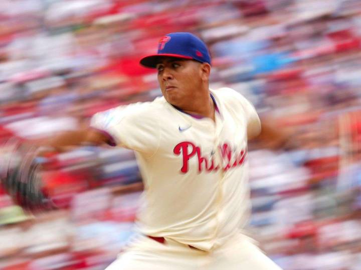 Ranger Suárez estableció récord personal de ponches