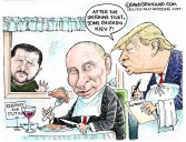 Cartoonist’s take: Trump, Putin at Summit table