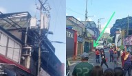 Abuela y su nieto mueren electrocutados en Baruta tras soltarse un cable de alta tensión