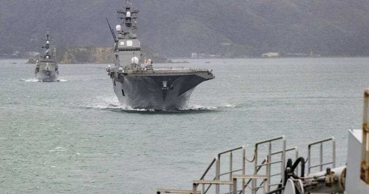 Japanese warships visit New Zealand's capital for the first time in almost 90 years
