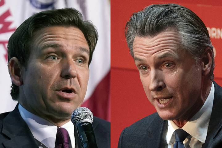 Ron DeSantis describe a Gavin Newsom como un “descarado” que debería resolver los problemas de California