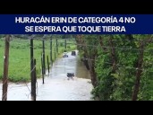 Huracán Erin de categoría 4 no se espera que toque tierra