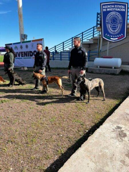 Ganan binomios caninos de la Zona Centro Competencia Estatal de Perro de Servicio Policial