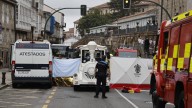 Muere una octogenaria atropellada por el tren turístico en Santiago de Compostela