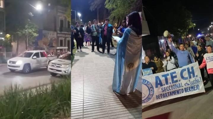 Crece el conflicto en Chaco: masivas caravanas docentes contra la suspensión de la cláusula gatillo