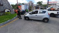 Dos lesionados en choque en bulevar Córdoba-Fortín a la altura del Arco de Shangri