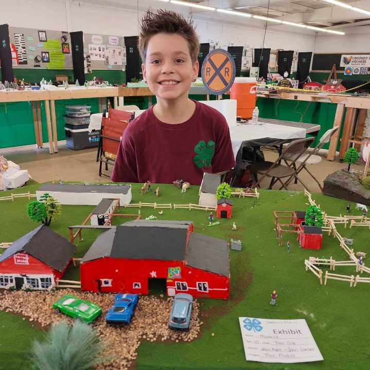 Homestead Hoofers 4-H Club member creates replica of Parma’s Stearns Homestead
