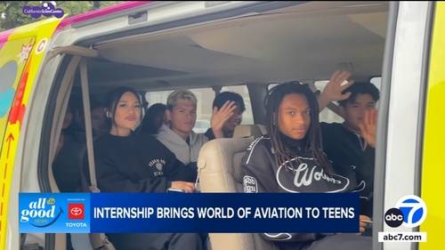 California Science Center internship program helps teens explore careers in aviation industry with hands