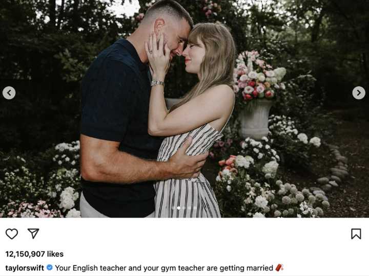 Taylor Swift compares herself to English teacher marrying gym teacher