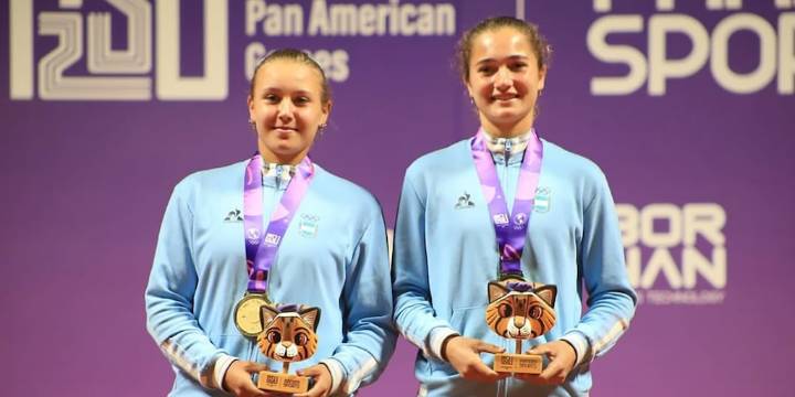El tenis argentino sumó dos medallas doradas en los Panamericanos Junior