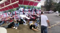 Múltiples disparos por el intento de robo en supermercado de Cuernavaca