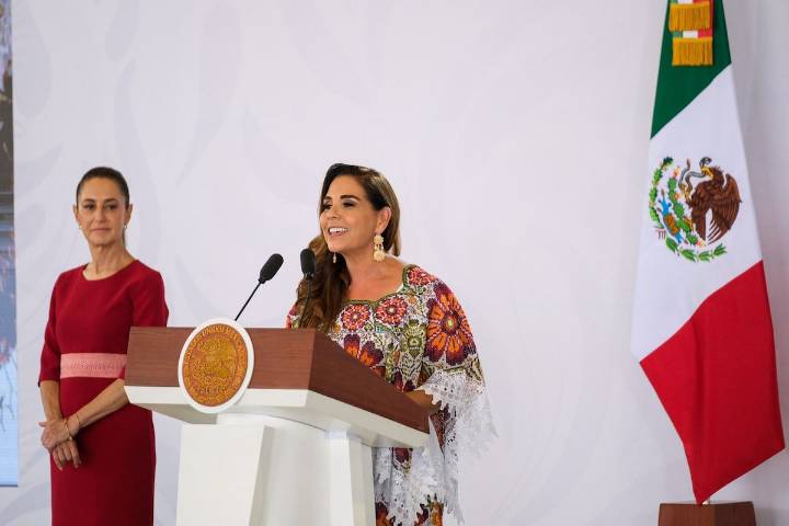 Mara Lezama reconoce respaldo de Claudia Sheinbaum al crecimiento económico, social y avance en materia de seguridad en Quintana Roo