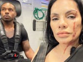 Impactante video: una camioneta atravesó un restaurante y casi mata a dos influencers en Texas