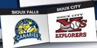 Canaries split first part of series with Sioux City