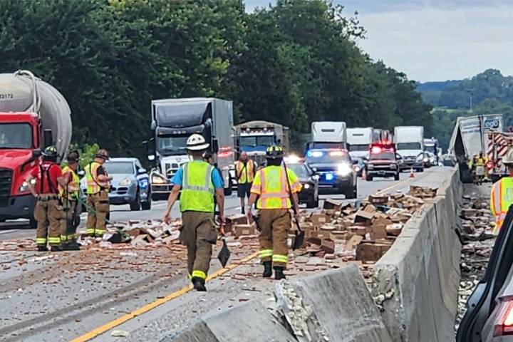 Hot Dog Truck Crash on Pennsylvania Highway Makes ‘Slippery’ Mess