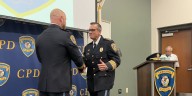 Carbondale Police Chief Reno retires during ceremony
