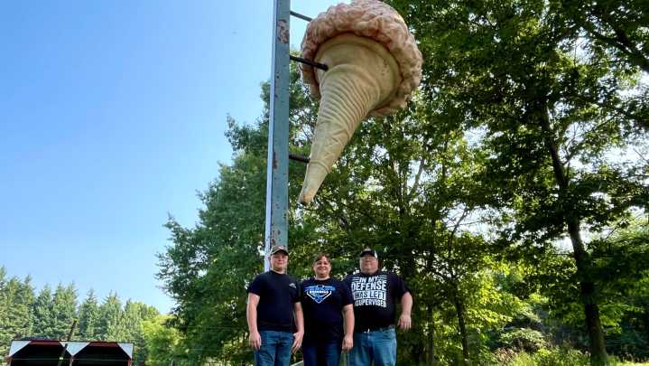 Where is the Herschleb's ice cream cone now? With Al…