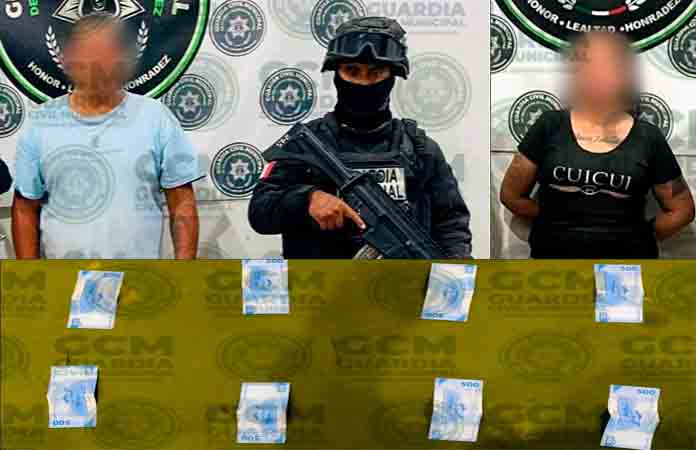 Arrestan a una pareja con pistola y cartuchos