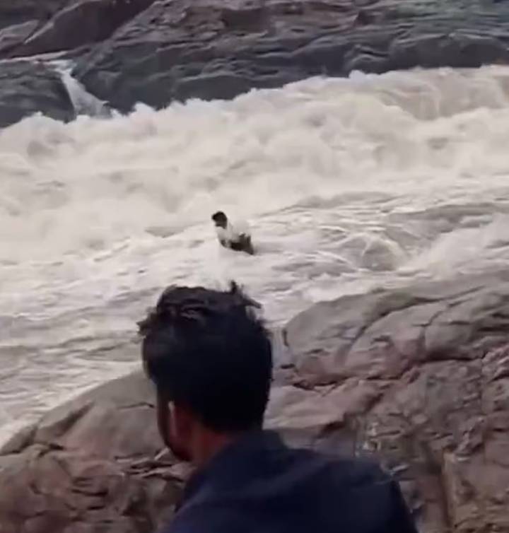 Horror moment YouTuber, 22, is swept away to his death by powerful waterfall after trying to film dramatic vid for fans